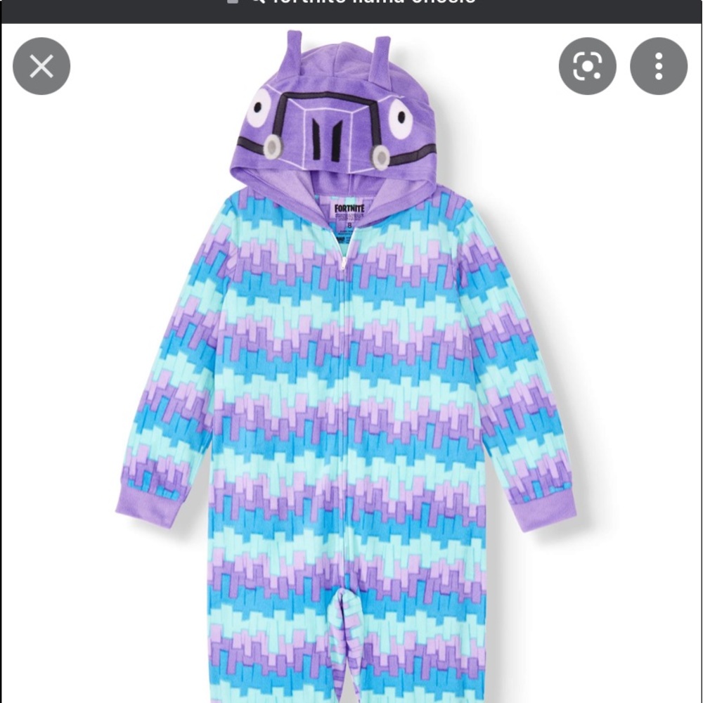 Gently use lama onesie